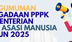 Kementerian HAM Buka 500 Formasi Rekrutmen PPPK Mulai 7 Januari 2026, Berikut Syarat-syaratnya!