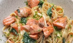 Resep Creamy Salmon Pasta, Masakan Fancy Rumahan, Simple Lezat dan Bikin Nagih