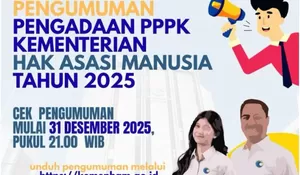 Daftar Jurusan yang Dibutuhkan di Seleksi PPPK 2025 Kementerian HAM, Pendaftaran hingga 23 Januari, Yuk Buruan