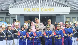 Satlantas Polres Ciamis Gelar Polisi Sahabat Anak, Wujud Peran Polri Tanamkan Keselamatan Berlalu Lintas Sejak Dini