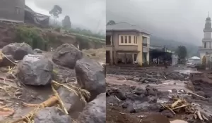 Banjir Bandang di Desa Penakir Pemalang, Bawa Bongkahan Batu hingga Kayu ke Pemukiman Warga