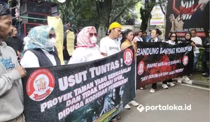 Aliansi Pemuda Anti Korupsi Gelar Aksi Unjuk Rasa Tuntut Tuntaskan Korupsi BUMD dan OPD
