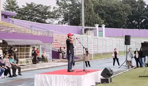 Ketika 'Corvee' Menggema di Stadion Galuh Ciamis