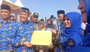 Terbesar di Aceh, 8.094 PPPK Paruh Waktu Aceh Utara Resmi Dilantik, Ini Besaran Gaji per Bulan yang Diterima