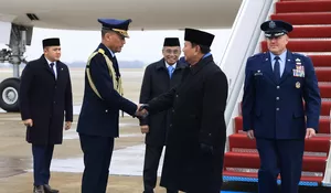 Prabowo Tiba di Washington DC, Siap Memulai Misi Ekonomi dan Perdagangan
