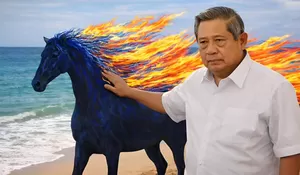 Cerita di Balik Lukisan 'Kuda Api' Karya SBY yang Laku Rp6,5 Miliar