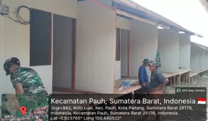 Pembangunan Huntara di Sumbar Dikebut : Sebagian Siap Huni