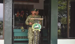 Danbrigif 9/DY/2 Kostrad Pimpin langsung Upacara Pelepasan Kasiter dan Penyerahan Tugas Jabatan.