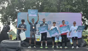 Letkol Juni Bangga Capaian Prajuritnya Tunjukkan Jiwa Petarung di Peace Love Colour Run Jember 2026