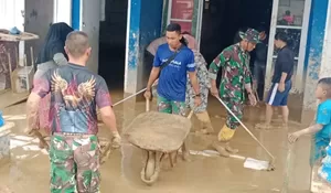 TNI AD Pulihkan SD dan TK Terdampak Bencana di Tapanuli Selatan