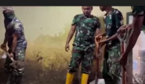 *TNI dan Warga Gotong Royong, Tempat Ibadah dan Sekolah di Tapanuli dan Aceh Kinclong Lagi*