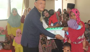 Baznas Rembang Salurkan 42 Paket PMT untuk Atasi Stunting Balita di 14 Kecamatan