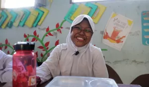 Senyum Lebar Siswa SD di Boyolali Nikmati Makan Bergizi Gratis: Bisa Hemat Uang