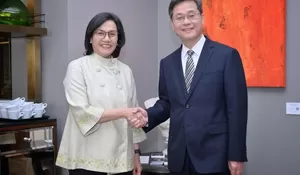 Poin Diskusi Sri Mulyani dengan Menkeu China, Bahas Proses Nego Tarif Trump hingga Inisiatif ASEAN+3