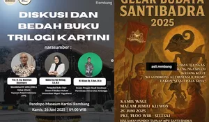 Dua Agenda Budaya Rembang Hari Ini, Jangan Lewatkan Diskusi Trilogi Kartini dan Gelar Budaya Santibadra