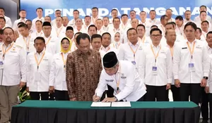 Mendagri Lantik Bupati Rembang Harno Sebagai Wakil Bendahara Umum Apkasi