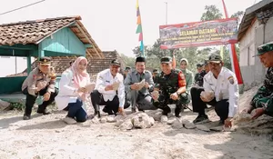 Bupati Rembang Ajak Warga Palemsari Aktif Jaga Hasil Pembangunan TMMD