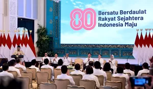 Logo HUT RI ke-80, Presiden Prabowo Simbolkan Persatuan Abadi untuk Indonesia Maju