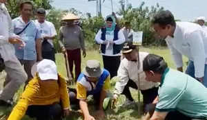 LKBN ANTARA Bersama DPR dan Bupati Harno Tanam 500 Pohon di Sendangasri