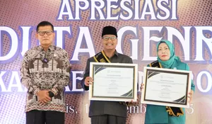 Bupati Harno dan Hj. Musringah Dikukuhkan Jadi Ayah dan Bunda GenRe Rembang, Dorong Remaja Tangguh dan Berkarakter