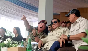 Prabowo dan Raja Abdullah II Saksikan Demontrasi Drone dari TNI & AB Yordania