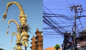 Penjor vs Kabel Listrik Jelang Galungan: Imbauan PLN Bali Picu Reaksi Publik