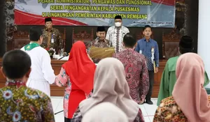 Bupati Harno Lantik 22 Pejabat Baru Rembang, Minta Birokrasi Responsif dan Tinggalkan Sikap Kaku