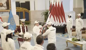 Prabowo Saat Melepas Atlet Indonesia ke SEA Games: Sambil Mengurus Saudara Kita yang Terdampak Musibah, Kita Harus Tetap Kuat