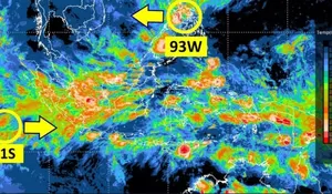 Siklon 91S Muncul di Samudra Hindia, BMKG Peringatkan Potensi Hujan Lebat di Sumatera Selatan
