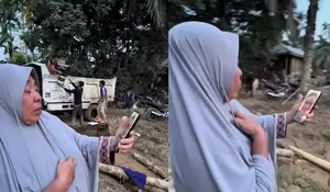 Tangis Haru Pecah, Ibu di Aceh Tamiang Akhirnya Bisa Video Call Anaknya di Yaman Usai Berhari-hari Tanpa Sinyal