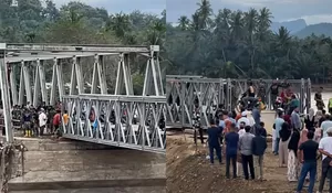 Tak Lagi Terisolasi, Jembatan Bailey Teupin Mane Dibuka, Akses Bantuan ke Bener Meriah Kembali Hidup