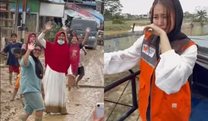 Vilmei Terharu Bagikan Bantuan di Aceh Tamiang, Warga Tetap Tersenyum di Tengah Puing Pascabanjir