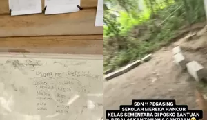 Sekolah Hancur Diterjang Banjir, Anak-Anak Pengungsi di Aceh Tengah Belajar Secara Bergantian