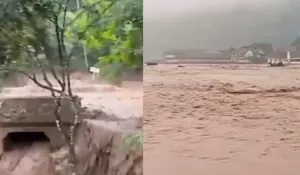 Video Amatir Rekam Detik-detik Sungai Cidadap Meluap, Terjang Perkampungan di Sukabumi