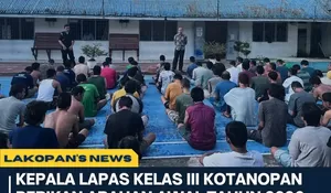 Sambut Tahun Baru 2026, Kepala Lapas Kotanopan Sampaikan Arahan kepada WBP