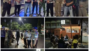 SinergitasSat Polsek Tualang bersama unsur UPIKA antisipasi Balap Liar