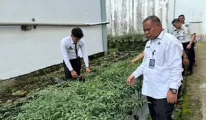 Kalapas Kelas IIB Gunungsitoli Pantau Persiapan Panen Program Ketahanan Pangan