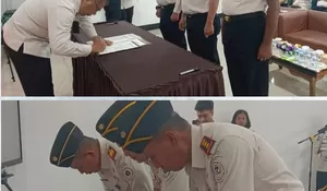 Penandatanganan Perjanjian Kinerja Tahun 2026 Terpusat di Aula Kanwil Ditjenpas Kalimantan Tengah