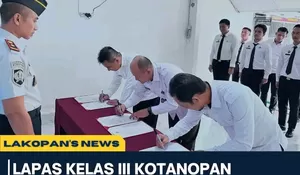 Lapas Kelas III Kotanopan Laksanakan Penandatanganan Perjanjian Kinerja Tahun 2026