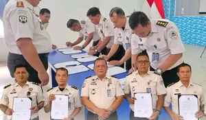 Lapas Padangsidimpuan Gelar Penandatanganan Perjanjian Kinerja Jajaran Pejabat Struktural