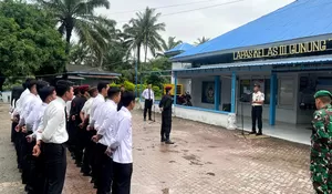 Awali Tahun 2026 Dengan Semangat Baru, Kalapas Gunungtua Pimpin Apel Pagi
