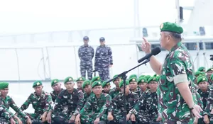 Irdam V/Brawijaya Pimpin Apel Pemberangkatan Satgas TNI Tangani Bencana Alam di Aceh Utara