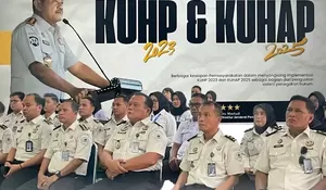 Lapas Padangsidimpuan Ikuti Pembahasan Strategis Masa Transisi Penerapan KUHP 2023 dan KUHAP 2025