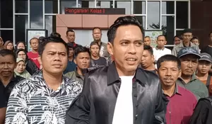 Sidang Saksi, Penasehat Hukum Bersama Puluhan Masyarakat Kecewa Tidak Hadir Kedua Kalinya Saksi Jajaran Polsek Rambah Samo