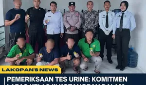 Pemeriksaan Tes Urine: Komitmen Lapas Kotanopan Dalam Mewujudkan Lingkungan Pemasyarakatan Bersih Narkoba