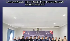 Perkuat Komitmen Pencegahan Penyalahgunaan Narkoba, Rutan Humbahas Laksanakan Tes Urine Bagi Petugas dan Warga Binaan