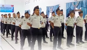 Lapas Padangsidimpuan Laksanakan Apel Bersama Tahun 2026 Secara Virtual