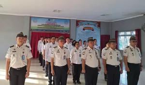 Lapas Kelas IIB Gunungsitoli Ikuti Apel Pagi Bersama Awal Tahun 2026 Secara Virtual