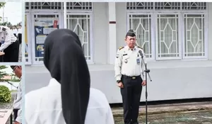 Bapas Muara Teweh Gelar Apel Pagi, Penyematan Kenaikan Pangkat, dan Penandatanganan Janji Kinerja 2026