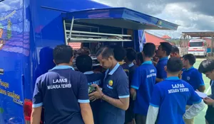 Literasi Menjangkau Warga Binaan, Lapas Muara Teweh Hadirkan Perpustakaan Keliling